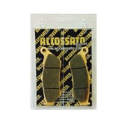 Pastiglie freno anteriori Accossato per BMW F 650 GS ABS 01-11 - Mescola ST sinterizzata Strada AGPA92ST