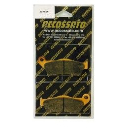 Pastiglie freno anteriori Accossato per Husqvarna TC 450 02-10 - Mescola ST sinterizzata Strada AGPA29ST