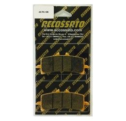 Pastiglie freno anteriori Accossato per Triumph Speed Triple 1050 16-17 - Mescola ST sinterizzata Strada AGPA106ST