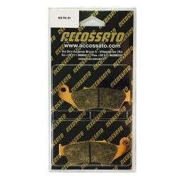 Pastiglie freno anteriori Accossato per Yamaha WRF 250 01-13 - Mescola ST sinterizzata Strada AGPA51ST