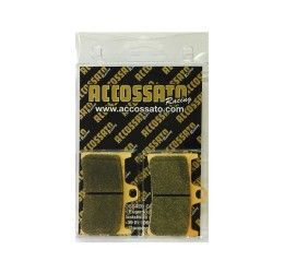 Pastiglie freno anteriori Accossato per Yamaha XJR 1300 99-19 - Mescola EV2 Sinterizzata Pista AGPA97EV2