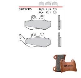 Pastiglie freno anteriori Brembo per Aprilia RX 125 1992 - Mescola Scooter XS sinterizzata 07012XS