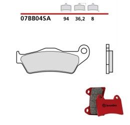 Pastiglie freno anteriori Brembo per Aprilia SX 125 08-13 - Mescola SA sinterizzata Strada 07BB04SA