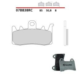 Pastiglie freno anteriori Brembo per Aprilia Tuono V4 1100 Factory 15-16 - Mescola RC sinterizzata Pista 07BB38RC