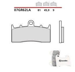 Pastiglie freno anteriori Brembo per BMW K 1300 R 07-12 - Mescola LA sinterizzata Strada 07GR62LA