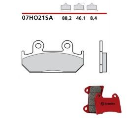 Pastiglie freno anteriori Brembo per Honda Africa Twin XRV 750 90-93 - Mescola SA sinterizzata Strada 07HO21SA