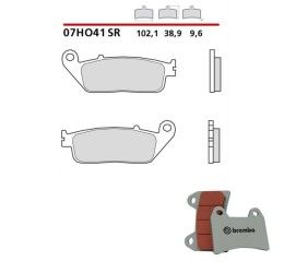 Pastiglie freno anteriori Brembo per Honda CB 500 F 94-96 | 13-16 - Mescola SR sinterizzata Strada/Pista 07HO41SR