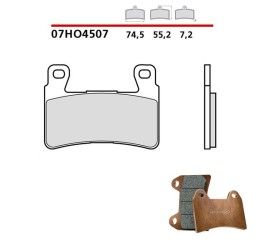 Pastiglie freno anteriori Brembo per Honda CBR 600 RR 03-04 - Mescola primo equipaggiamento 07HO4507