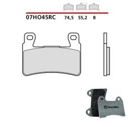 Pastiglie freno anteriori Brembo per Honda CBR 600 RR 03-04 - Mescola RC sinterizzata Pista 07HO45RC