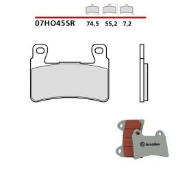Pastiglie freno anteriori Brembo per Honda CBR 600 RR 03-04 - Mescola SR sinterizzata Strada/Pista 07HO45SR
