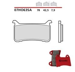 Pastiglie freno anteriori Brembo per Honda CBR 600 RR 21-24 - Mescola SA sinterizzata Strada 07HO63SA