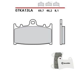 Pastiglie freno anteriori Brembo per Suzuki Bandit 1250 S ABS 07-16 - Mescola LA sinterizzata Strada 07KA13LA