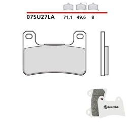 Pastiglie freno anteriori Brembo per Suzuki GSX-R 600 04-10 - Mescola LA sinterizzata Strada 07SU27LA
