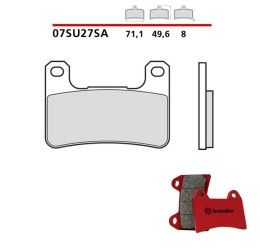Pastiglie freno anteriori Brembo per Suzuki GSX-R 600 04-10 - Mescola SA sinterizzata Strada 07SU27SA