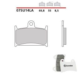 Pastiglie freno anteriori Brembo per Triumph Speed Triple T509 97-01 - Mescola LA sinterizzata Strada 07SU14LA