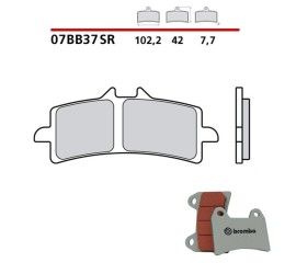 Pastiglie freno anteriori Brembo per Triumph Street Triple 765 RS 17-23 - Mescola SR sinterizzata Strada/Pista 07BB37SR