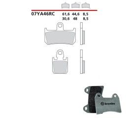Pastiglie freno anteriori Brembo per Yamaha R1 07-14 - Mescola RC sinterizzata Pista 07YA46RC