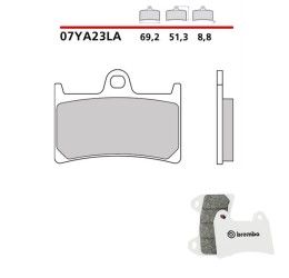 Pastiglie freno anteriori Brembo per Yamaha R1 98-06 | 15-24 - Mescola LA sinterizzata Strada 07YA23LA