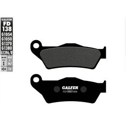 Pastiglie freno anteriori Galfer per Aprilia SX 125 08-13 - Mescola G1054 semimetallica FD138G1054