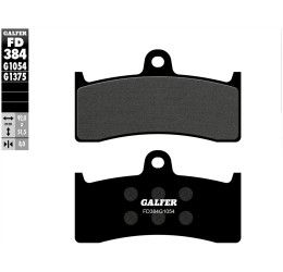 Pastiglie freno anteriori Galfer per MV Agusta Brutale 910 2006 - Mescola G1054 semimetallica FD384G1054