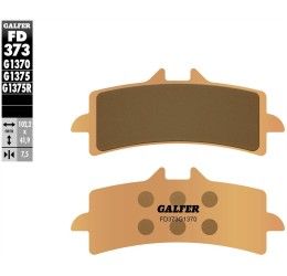 Pastiglie freno anteriori Galfer per Triumph Speed Triple 1200 RS 2021 - Mescola G1370 sinterizzata strada FD373G1370