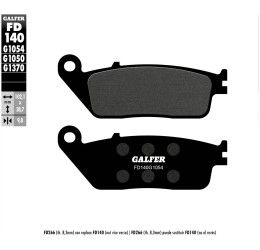 Pastiglie freno anteriori Galfer per Triumph Thruxton 900 04-08 - Mescola G1054 semimetallica FD140G1054