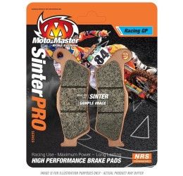 Pastiglie freno anteriori Moto Master SinterPRO Racing GP per Yamaha YZ 450 FX 15-20 - Mescola sinterizzata racing offroad