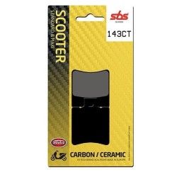 Pastiglie freno anteriori SBS per aprilia rally lc dt 50 96-99 - Mescola CT Carbon Ceramica Scooter 143CT