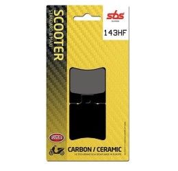 Pastiglie freno anteriori SBS per Aprilia Scarabeo 50 01-04 - Mescola HF ceramica strada 143HF