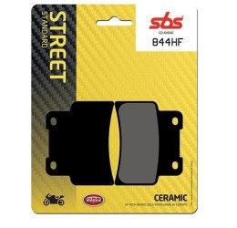 Pastiglie freno anteriori SBS per Aprilia Shiver 750 07-16 - Mescola HF ceramica strada 844HF