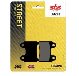 Pastiglie freno anteriori SBS per Beta EVO 300 4T 09-24 - Mescola HF ceramica strada 802HF