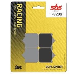 Pastiglie freno anteriori SBS per Bimota SB8 K 2007 - Mescola DS-1 sinterizzata pista Dual Sinter 762DS-1