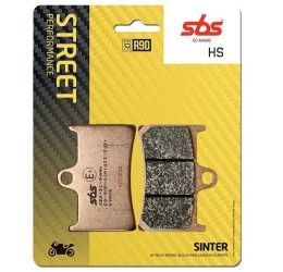 Pastiglie freno anteriori SBS per BMW R 80 GS 87-96 - Mescola HS sinterizzata strada 554HS