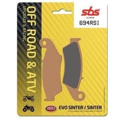 Pastiglie freno anteriori SBS per HM CRE 250 F 04-09 - Mescola RSI sinterizzata Off-road 694RSI