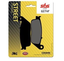 Pastiglie freno anteriori SBS per Honda CBF 600 S ABS 04-08 - Mescola HF ceramica strada 627HF