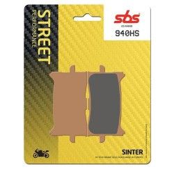 Pastiglie freno anteriori SBS per Honda Forza 750 DCT ABS 21-24 - Mescola HS sinterizzata strada 940HS