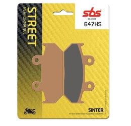Pastiglie freno anteriori SBS per Honda XL 600 V Transalp 91-93 - Mescola HS sinterizzata strada 647HS