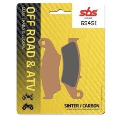 Pastiglie freno anteriori SBS per Honda XR 400 R 96-04 - Mescola SI sinterizzata Off-road 694SI