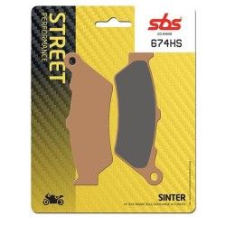 Pastiglie freno anteriori SBS per KTM 690 Enduro 08-10 - Mescola HS sinterizzata strada 674HS