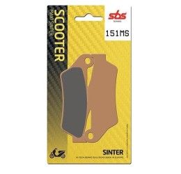Pastiglie freno anteriori SBS per Piaggio X9 500 Evolution 04-06 - Mescola MS Sinterizzata Scooter 151MS