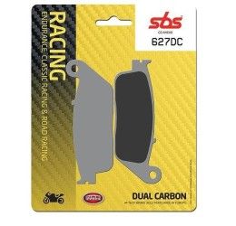 Pastiglie freno anteriori SBS per Voge Valico 500 DSX 21-23 - Mescola DC Dual carbon pista 627DC