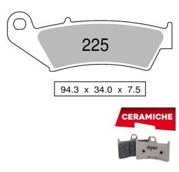 Pastiglie freno anteriori Trofeo by Ognibene per Beta RR 125 18-20 - Mescola Ceramica 05 43022507