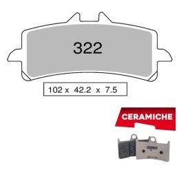 Pastiglie freno anteriori Trofeo by Ognibene per Ducati Panigale V4 R 19-24 - Mescola Ceramica 43032205