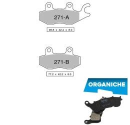 Pastiglie freno anteriori Trofeo by Ognibene per Suzuki Burgman 400 07-25 - Mescola Organica 00 43027100 (Pinza destra)