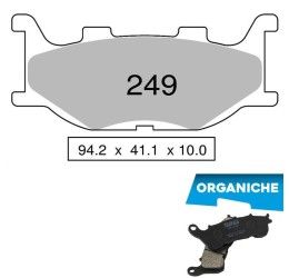 Pastiglie freno anteriori Trofeo by Ognibene per Yamaha FZ6 Naked 04-06 - Mescola Organica 00 43024900