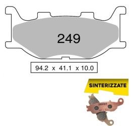 Pastiglie freno anteriori Trofeo by Ognibene per Yamaha FZ6 Naked 04-06 - Mescola Sinterizzata 01 43024901