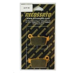 Pastiglie freno posteriori Accossato per Beta RR 400 2005 - Mescola ST sinterizzata Strada AGPP106ST