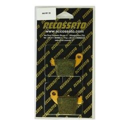 Pastiglie freno posteriori Accossato per Honda CRF 250 R 04-09 - Mescola ST sinterizzata Strada AGPP72ST