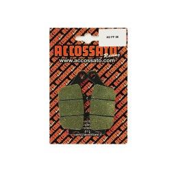 Pastiglie freno posteriori Accossato per Kawasaki Ninja 650 ABS 17-20 - Mescola OR organica AGPP88OR