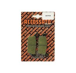 Pastiglie freno posteriori Accossato per Yamaha WRF 250 01-02 - Mescola ST sinterizzata Strada AGPP90ST